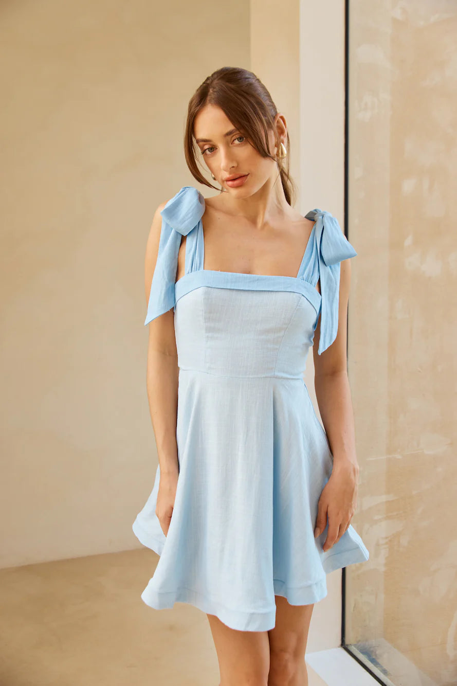 Ultimate Vacation Mini Dress Blue