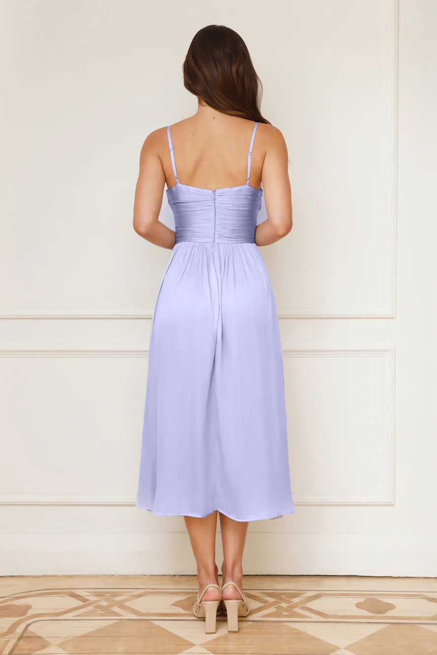 Everlasting Embrace Midi Dress Lavender