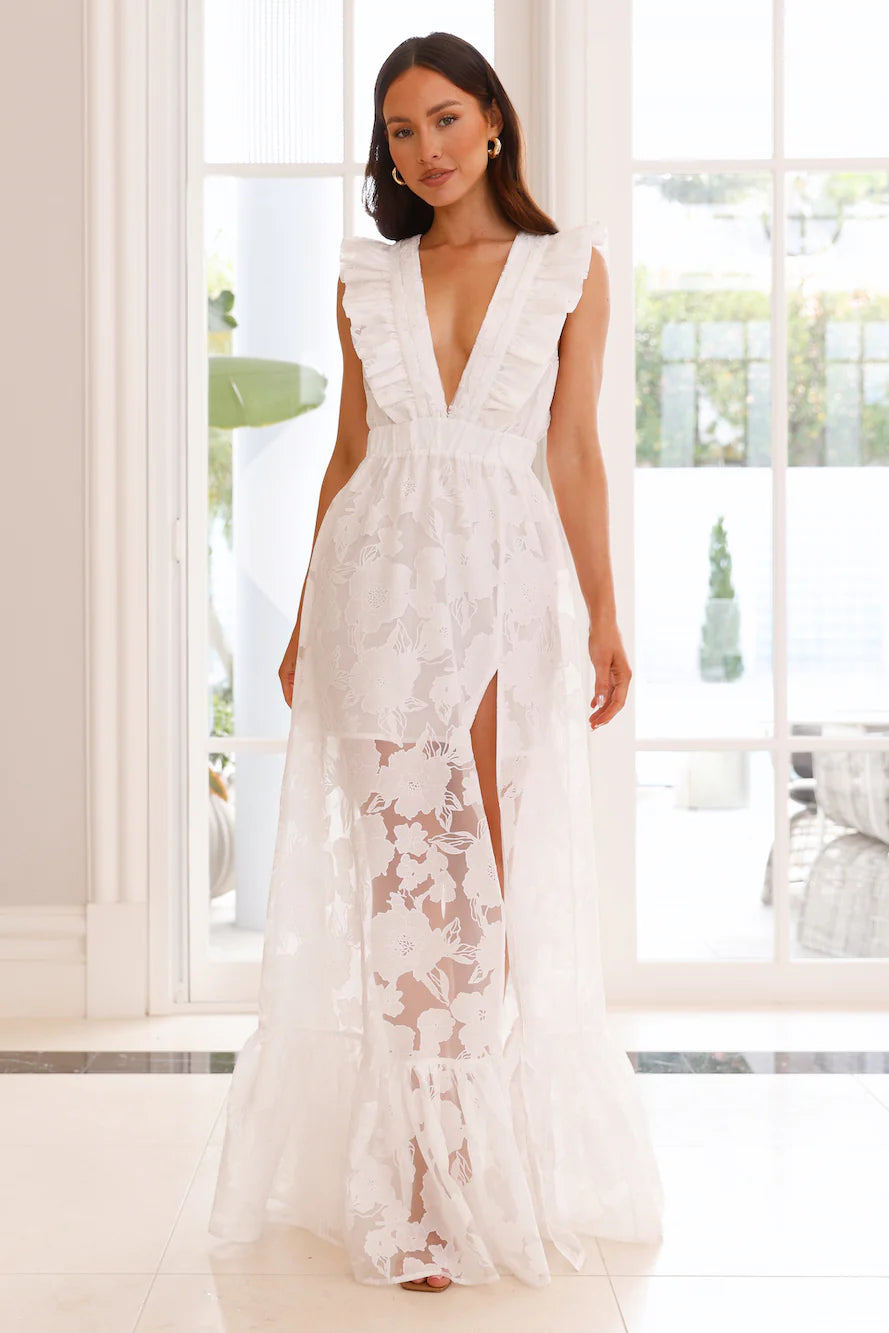 Sweeter Than Life Maxi Dress White