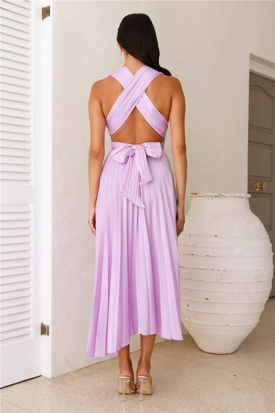 Prime Asset Midi Dress Lilac