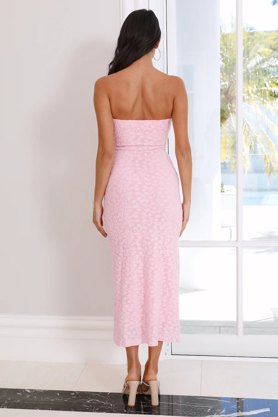 Refreshing Bliss Midi Dress Pink