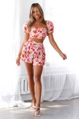 Vienna Rose Crop Top Floral