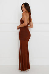 Tallula Maxi Dress Espresso