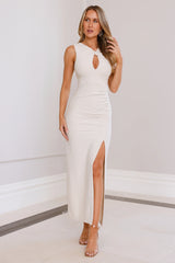 Stylish Starlet Maxi Dress Beige
