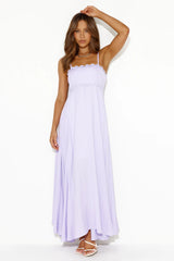 Vacations To The Islands Maxi Dress Lilac