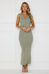 Mayfair Vest Knit Top Khaki