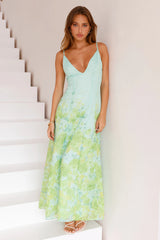 Status Rising Maxi Dress Green