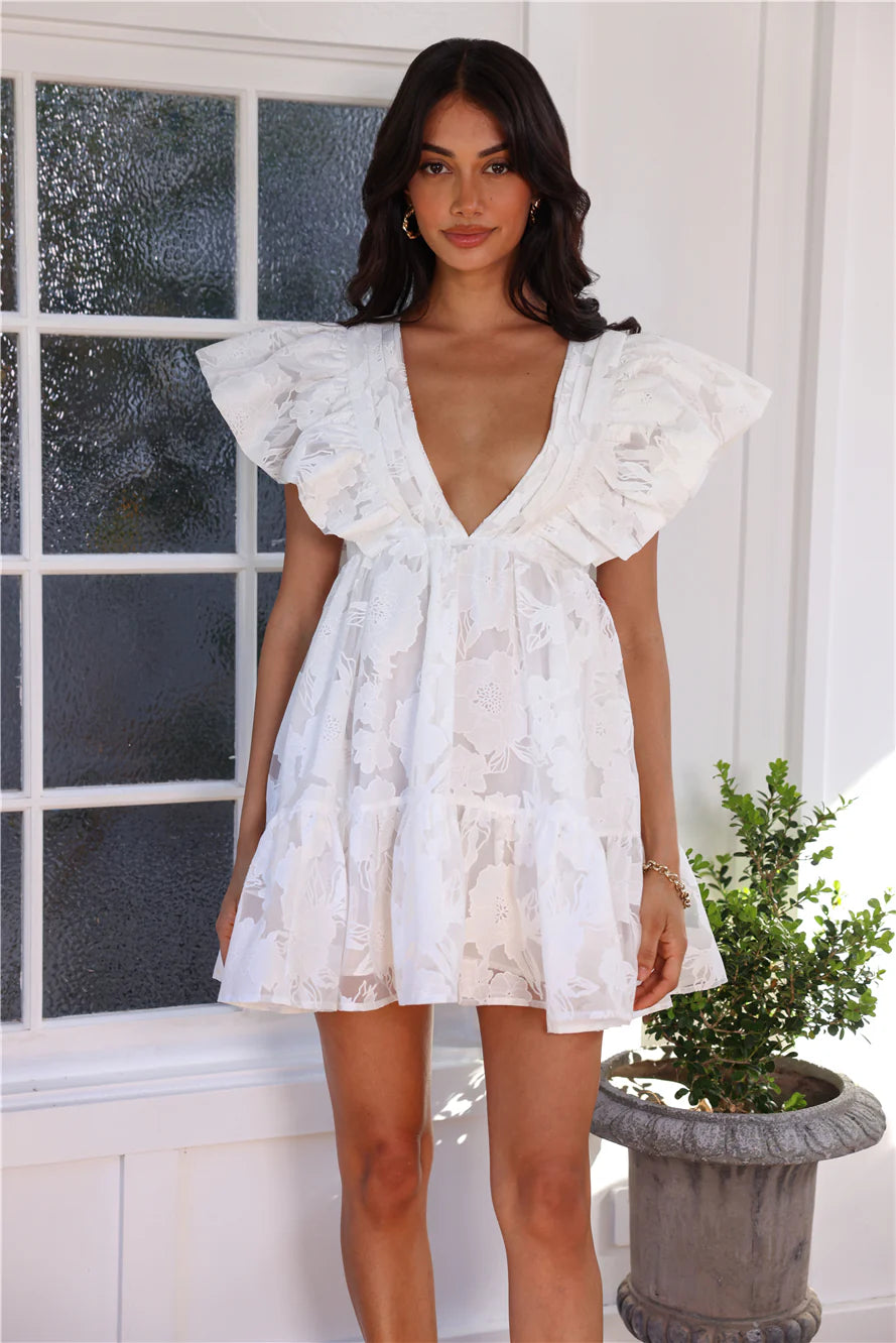 Sweeter Than Life Mini Dress White