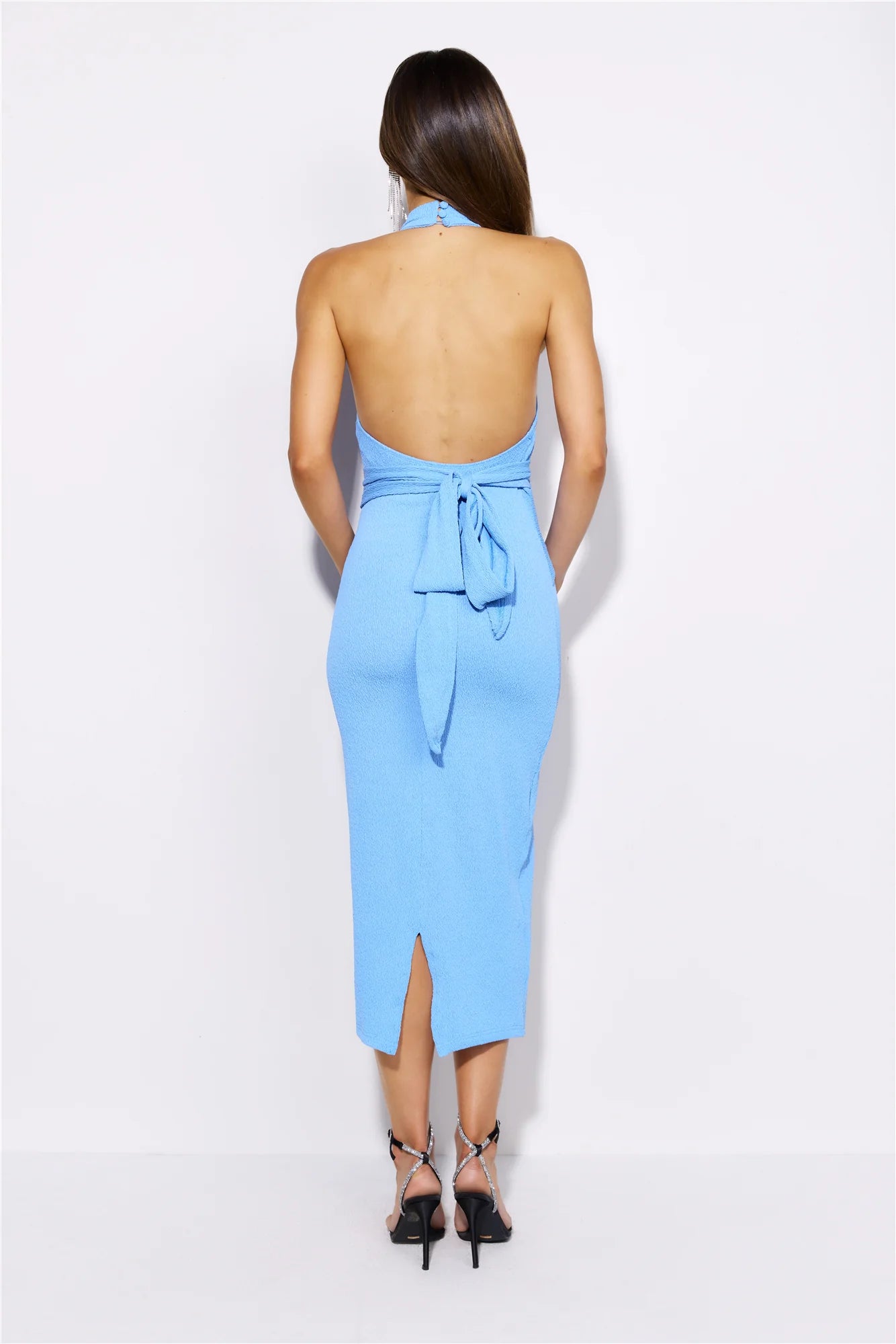 You're Goals Midi Dress Blue