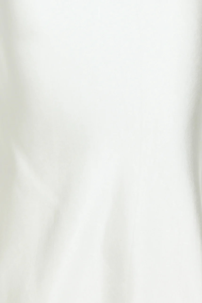 Touch Of Lace Satin Halter Maxi Dress White
