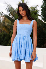Sweet Doll Mini Dress Blue