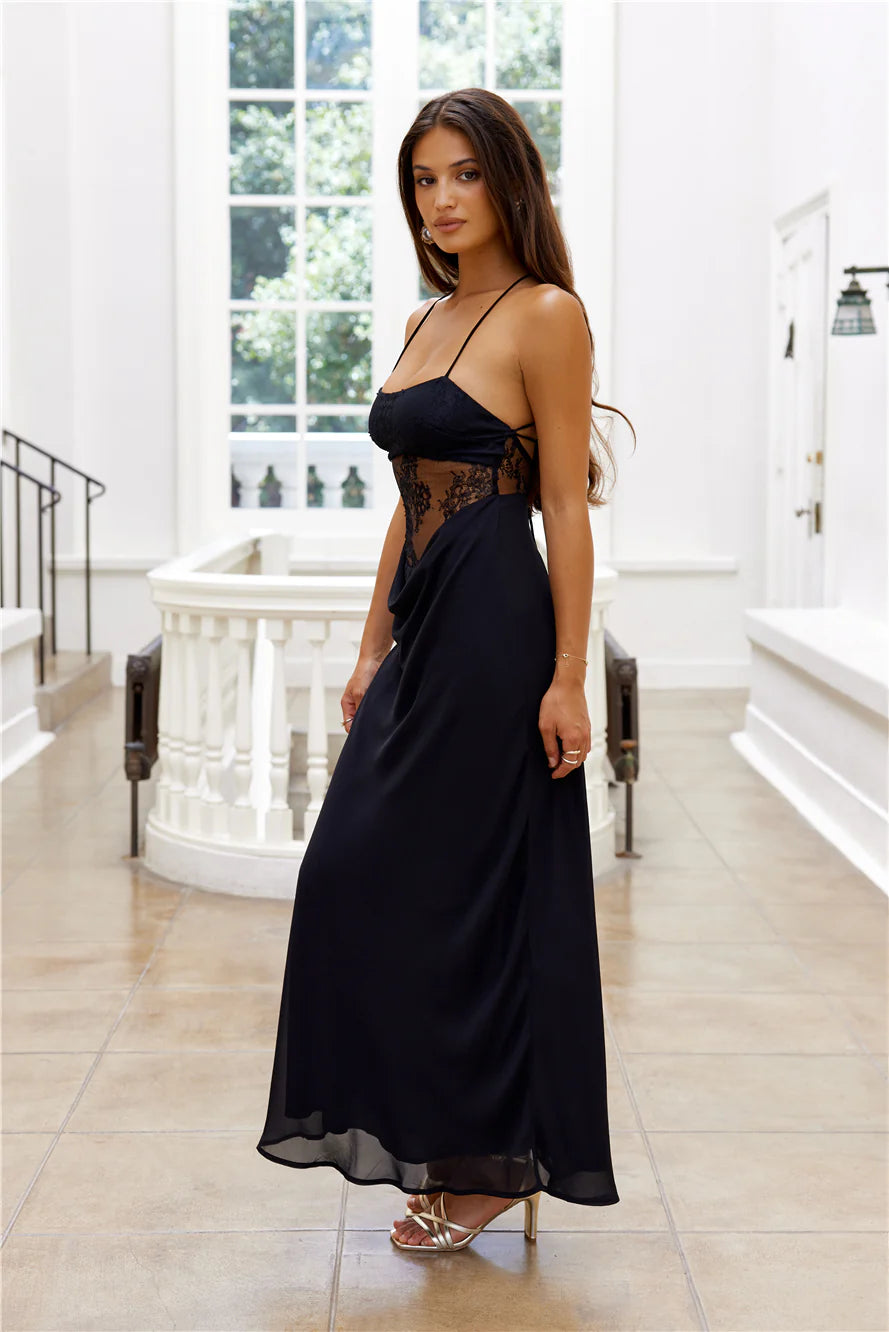 Watching You Maxi Dress Black