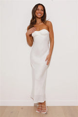 Sunset Party Maxi Dress White