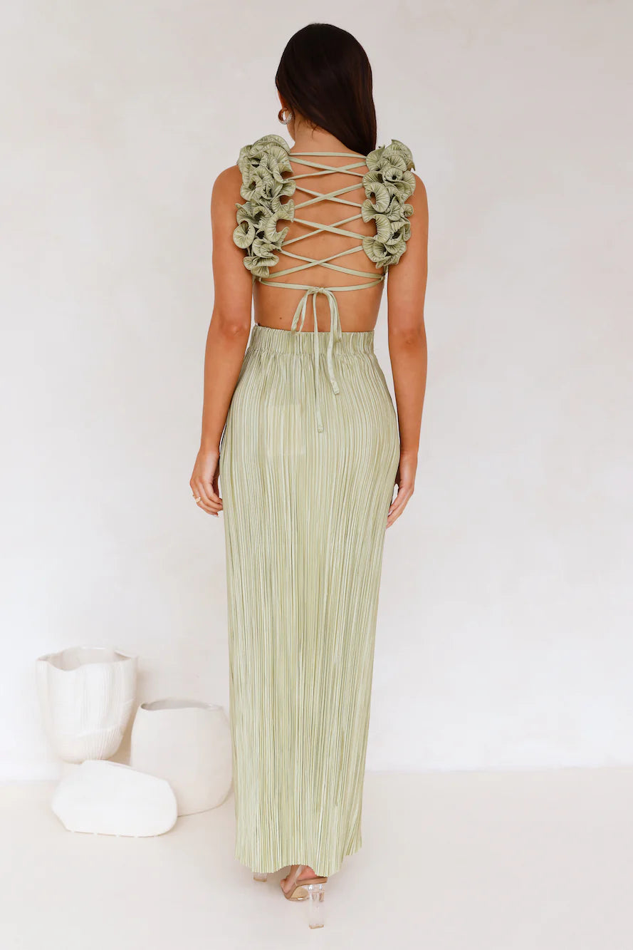 Trust Your Love Maxi Dress Sage