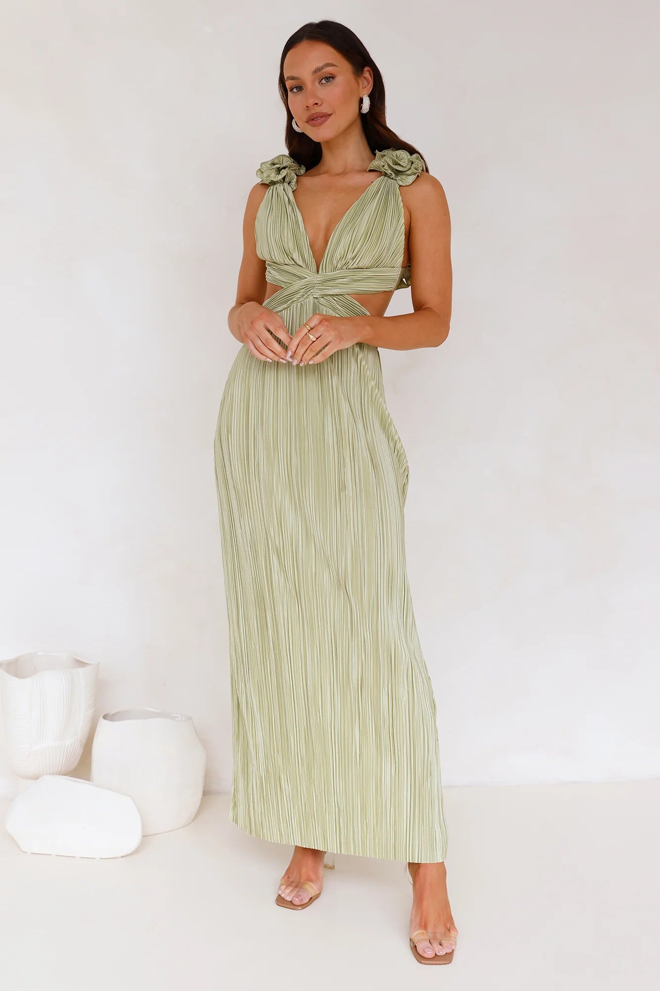 Trust Your Love Maxi Dress Sage