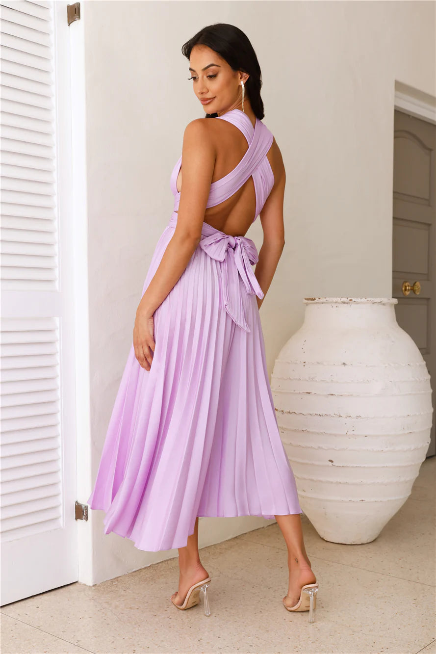 Prime Asset Midi Dress Lilac