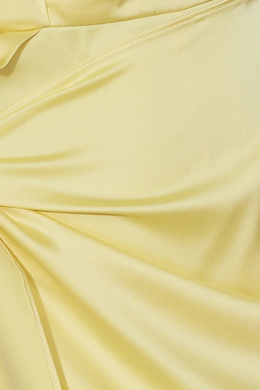 Summertime Glow Mini Dress Yellow