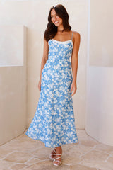Recipe For Happiness Maxi Dress Blue